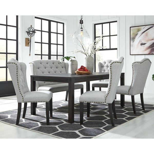 Signature Design by Ashley Dining Table And 4 Chairs And Bench